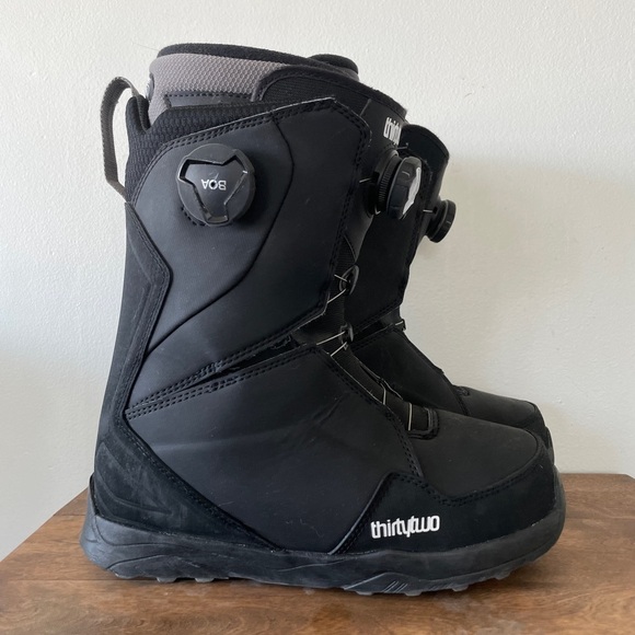 32 Thirty Two Black Lashed Double Boa Black Snowboard Boots - Picture 6 of 12